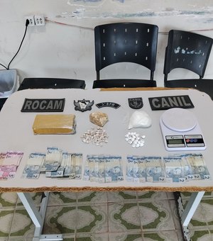 Homem é preso com maconha, cocaína e crack dentro de casa em Craíbas