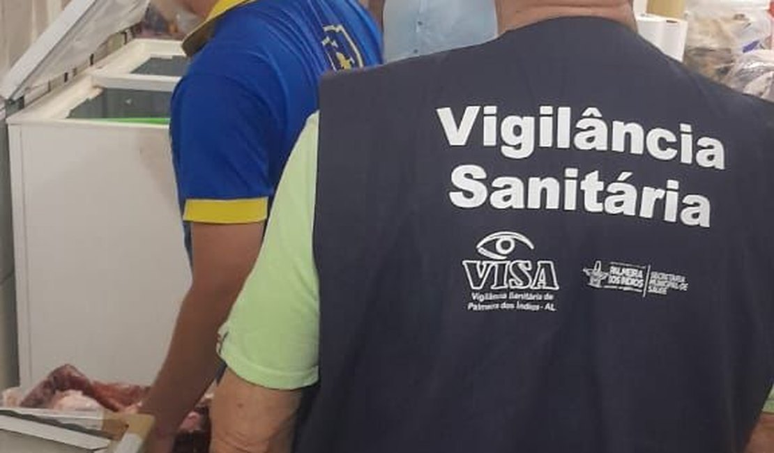 Vigilância Sanitária apreende carne imprópria para o consumo humano, em Palmeira