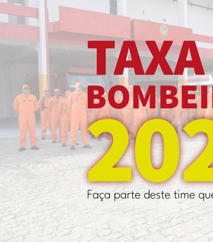 Primeira remessa de boletos físicos da Taxa de Bombeiros vence no próximo dia 30