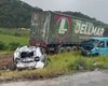 [Vídeo] Acidente envolvendo três veículos deixa trânsito lento na BR-101 em São Miguel dos Campos
