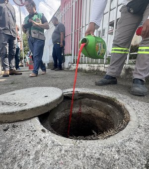 Ligações clandestinas de esgoto são identificadas no Centro de Maceió