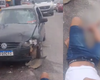 Colisão entre carro e moto deixa ferido com fratura exposta na Cidade Universitária