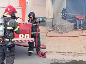 'Não sobrou nada', diz proprietário de fábrica de estofados destruída por incêndio em Arapiraca