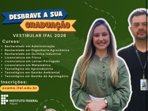 Vestibulares do Ifal têm inscrições abertas em seis campi