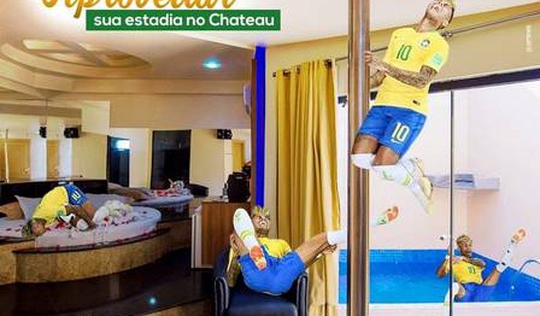 Motel de Manaus usa meme com Neymar caído na Copa para atrair clientes