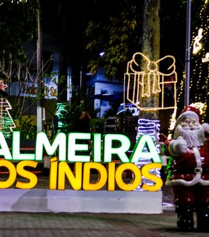 Natal de Luz de Palmeira dos Índios contará com apresentações natalinas e musical neste sábado (14)