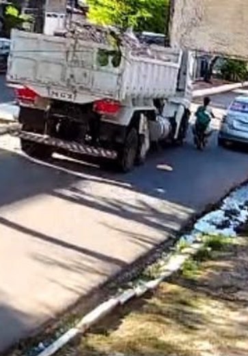 Imagens de câmeras de segurança mostram acidente que matou adolescente no Trapiche