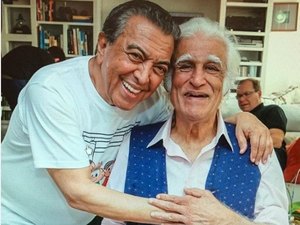 Ziraldo recebe homenagem de Maurício de Souza em seu aniversário