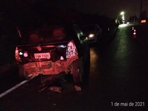 Condutor causa acidente envolvendo quatro carros em Lagoa da Canoa
