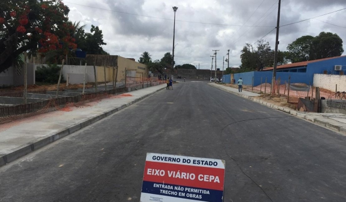 Obras do Eixo Cepa serão retomadas em janeiro de 2019