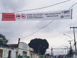 Zona de restrição de veículos pesados começa a funcionar nesta segunda (07)