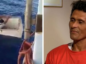 Pescador brasileiro é resgatado após 11 dias à deriva a bordo de um freezer no Suriname