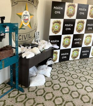 Polícia Civil apreende mais de 40kg de drogas em Arapiraca