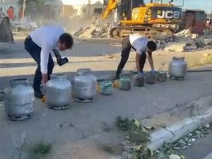 [Vídeo] Perícia encontra cerca de 10 botijões de gás em escombros de desabamento em Maceió