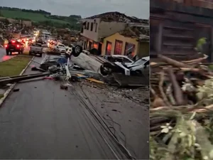 Tornado deixa cinco mortos e mais de 400 pessoas feridas no Paraná