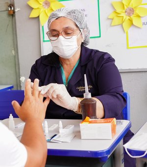 Sesau realiza testagem rápida de hepatites em reeducandos do Sistema Prisional de AL