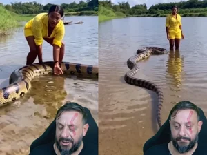 Cobra gigante? Biólogo Henrique revela verdade sobre vídeo viral