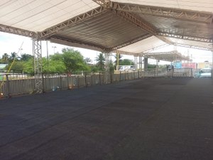 Megaestrutura para Micaraca Fest 2019 está pronta para receber foliões 