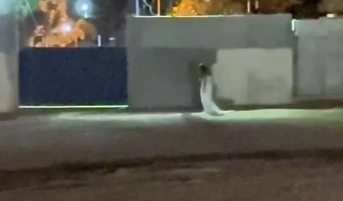 'Noiva' aparece em frente a cemitério e intriga cidade de Goiás