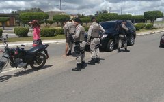 Operação de trânsito em São Miguel dos Campos