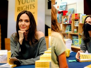 Angelina Jolie lança livro nos EUA: ' Luta contra a desigualdade e a discriminação'