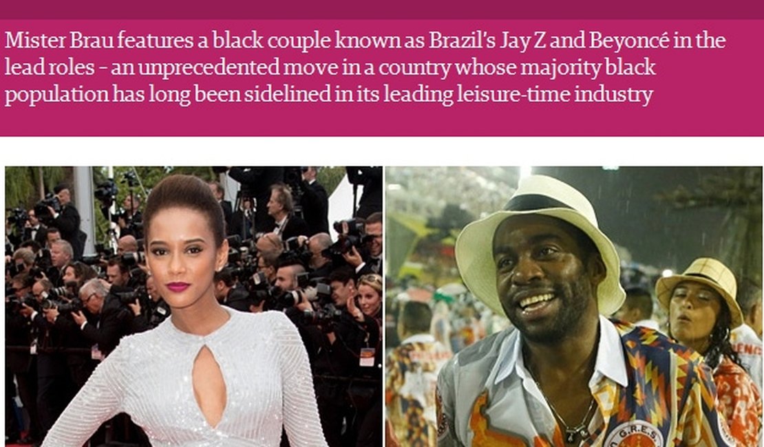 Jornal inglês compara Lázaro Ramos e Taís Araújo a Jay-Z e Beyoncé