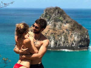 Laura Neiva assume que reatou com Chay Suede e entrega apelido do ator