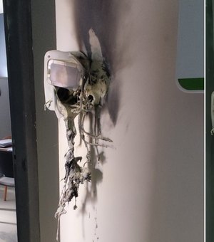 Caixa de energia solar pega fogo em unidade do Sesi no município de Craíbas