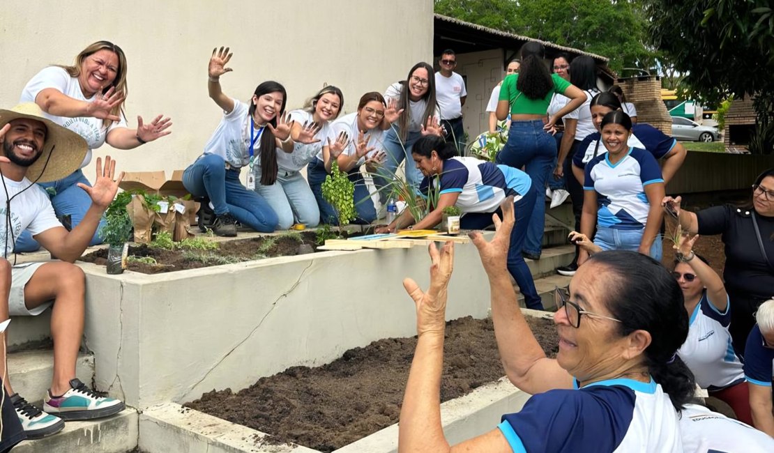 Arapiraca mobiliza alunos do EJA em projeto pioneiro de nutrição e educação ambiental