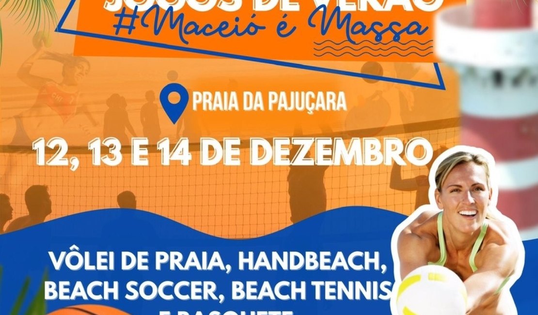 Jogos de Verão na orla de Pajuçara estão com inscrições abertas