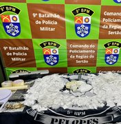 PM descobre drogas enterradas no Sertão e apreende arma de fogo em Porto Real do Colégio