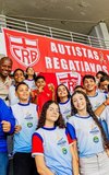 Estudantes acompanham partida no Rei Pelé entre CRB e Ponte Preta