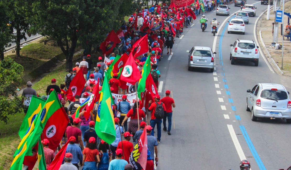 Manifestação do MST na capital gera discussão na ALE e na Câmara Municipal de Maceió