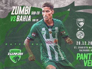 Zumbi se prepara para amistoso contra o Bahia  e para a segunda participação na Copinha