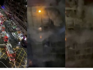 Incêndio em prédio em Taiwan deixa pelo menos 46 mortos