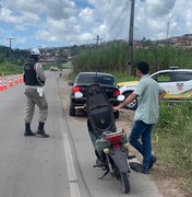 BPRv apreende motocicletas irregulares na Região Norte de Alagoas