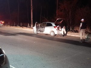 Motorista embriagado é preso às margens da AL -101 sul durante a madrugada