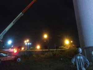 Dois homens ficam preso em caixa d'água de 30 metros de altura no Benedito Bentes