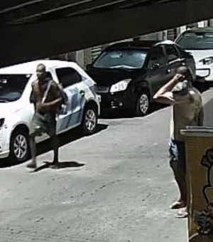 [Vídeo] Ladrões arrombam carro estacionado e causam prejuízo no bairro Clima Bom