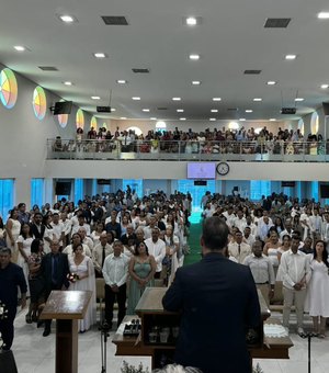 TJAL realiza casamento coletivo e oficializa união de 261 casais