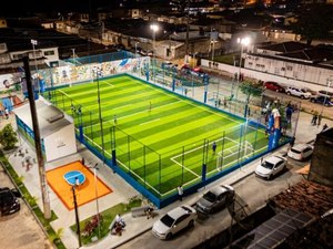Nova Areninha da parte alta de Maceió amplia oportunidades de esporte e lazer no Antares