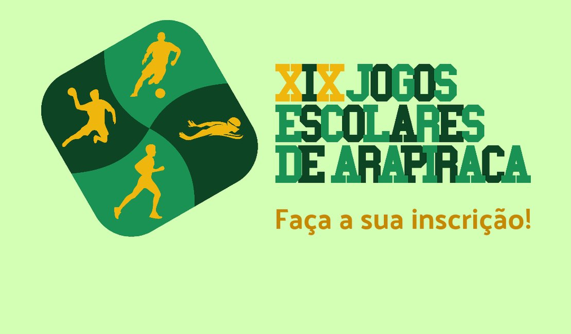 Educação libera fichas de inscrições para os Jogos Escolares