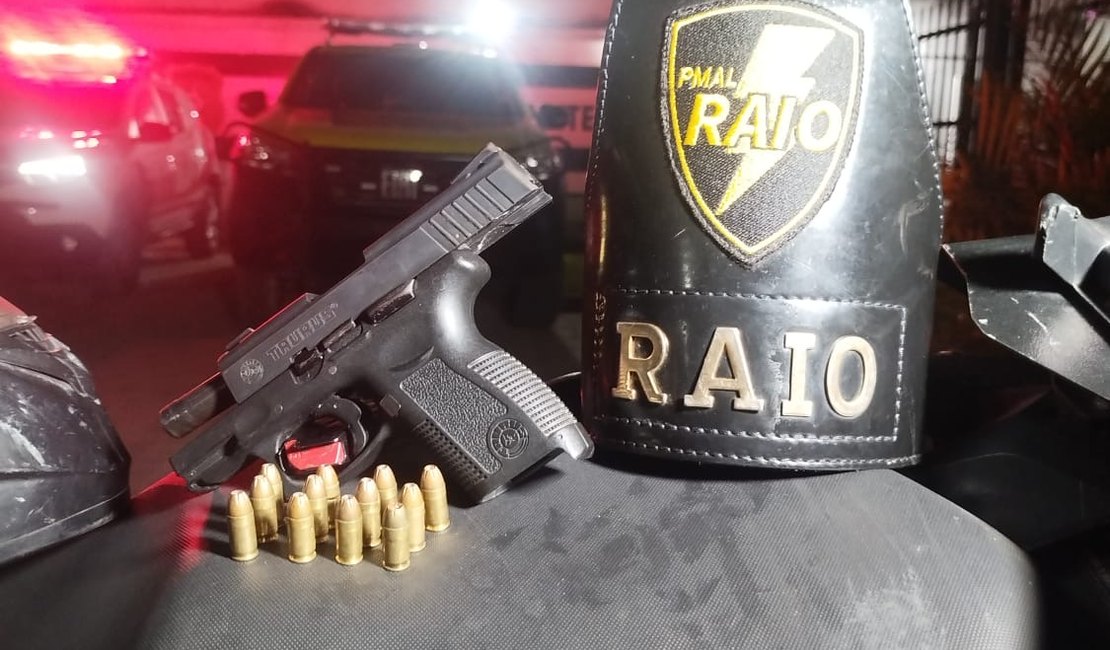 Duas armas de fogo e quase 150 gramas de drogas são apreendidas na capital e Sertão de Alagoas