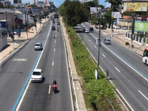 Índice de isolamento cresce no 1º final de semana do novo decreto em AL