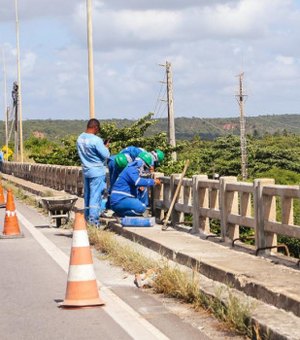 Ponte Divaldo Suruagy inicia nova fase de processo de revitalização