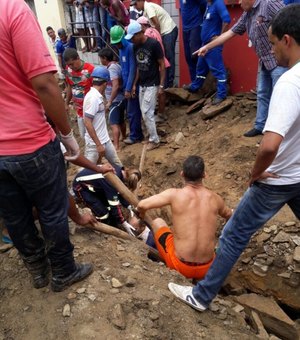 Soterramento deixa quatro pessoas feridas no Baixo São Francisco alagoano