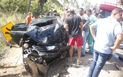 Grave colisão é registrada na AL-101 Norte