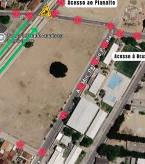 Obras do VLT interditam cruzamento no bairro Brasiliana a partir desta quinta (30)