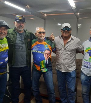 Vereador Alisson da Tim participa de ato pró-Bolsonaro em Arapiraca