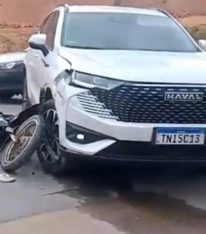 Colisão entre carro e moto deixa um homem ferido em Maragogi